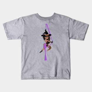 Flying Witch - aerial silks Kids T-Shirt